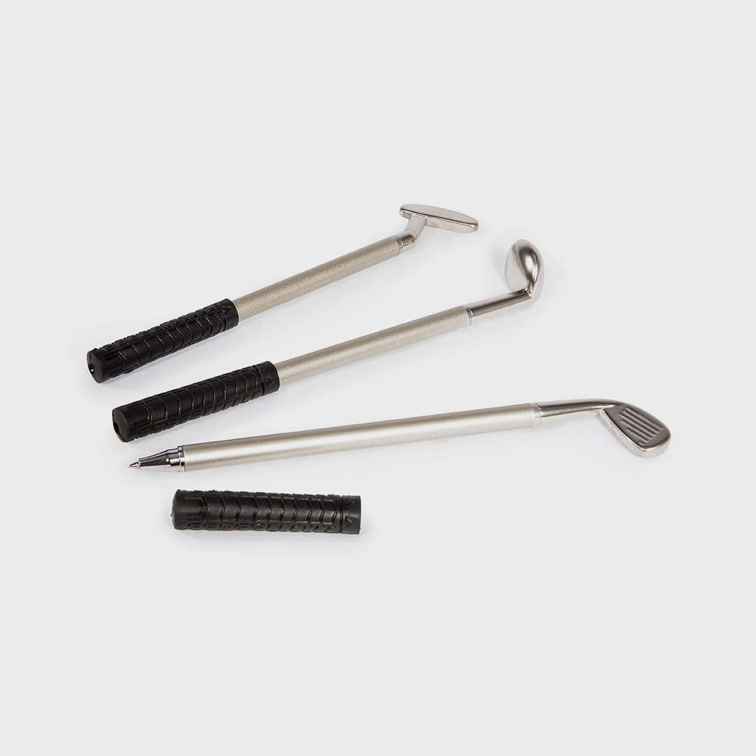 Golf Club Pen Set | Silver