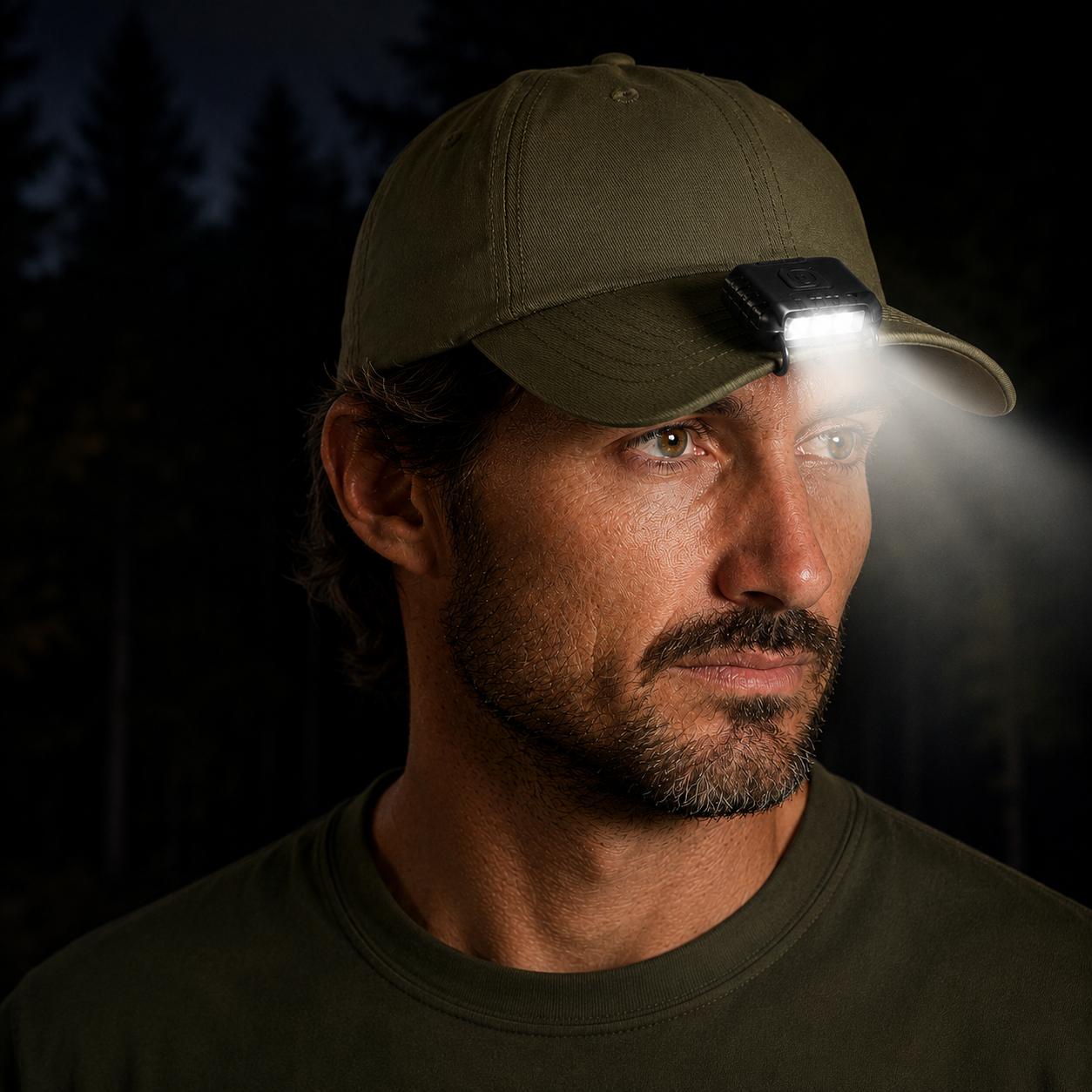Rechargeable Cap Light | Black