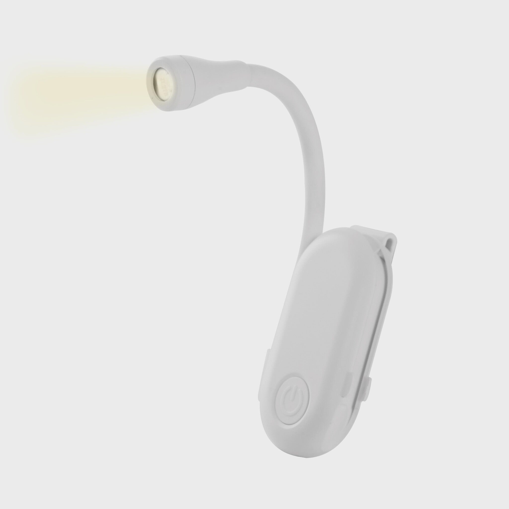 Rechargeable Clip on book light | White