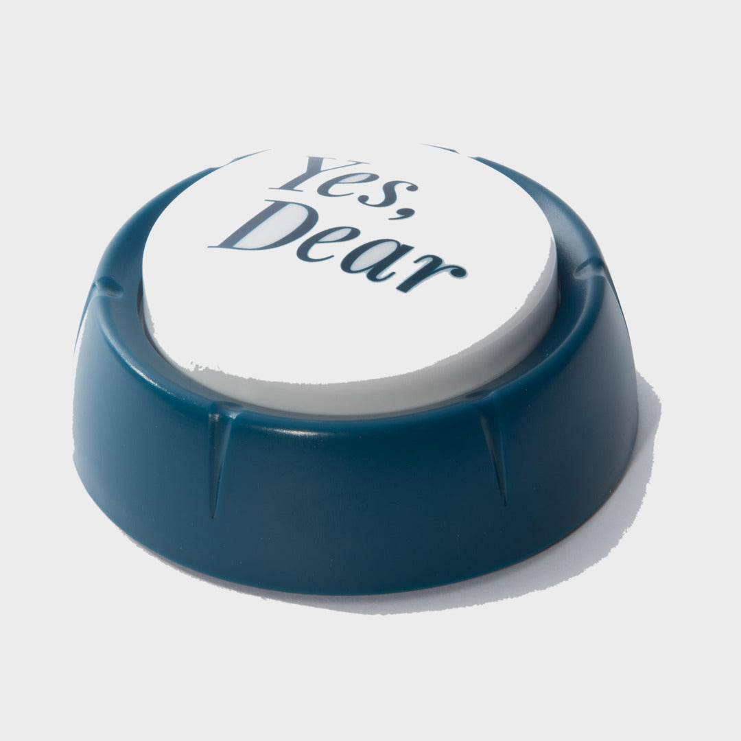 Yes Dear Button | Blue