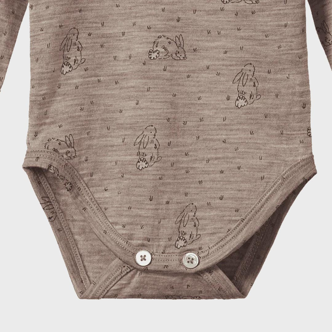 Merino Bodysuit | Bramble Burrow Print