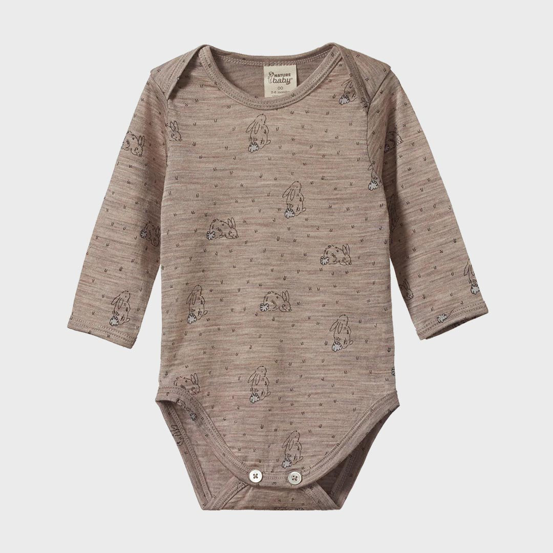 Merino Bodysuit | Bramble Burrow Print