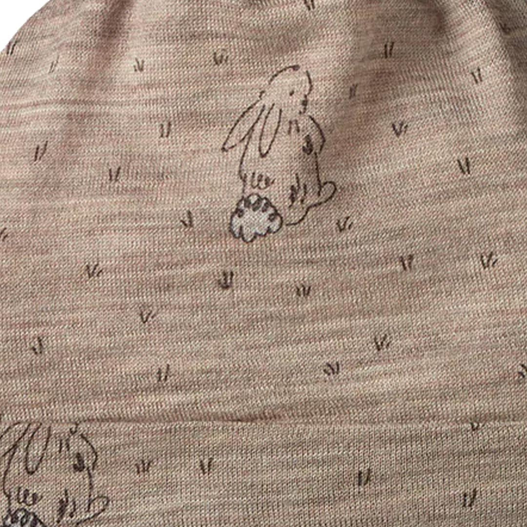 Merino Knotted Beanie | Bramble Burrow Print