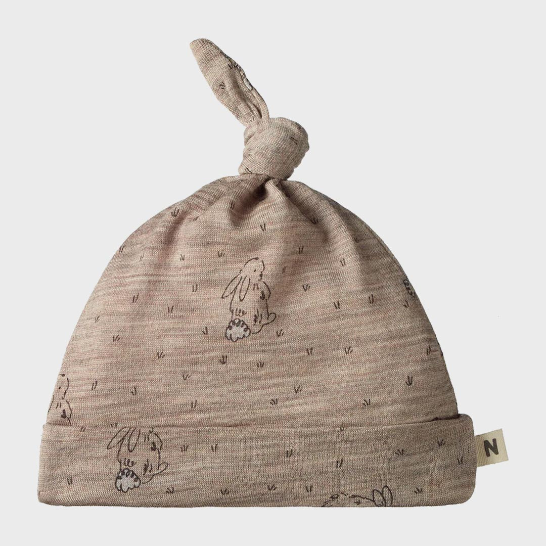 Merino Knotted Beanie | Bramble Burrow Print
