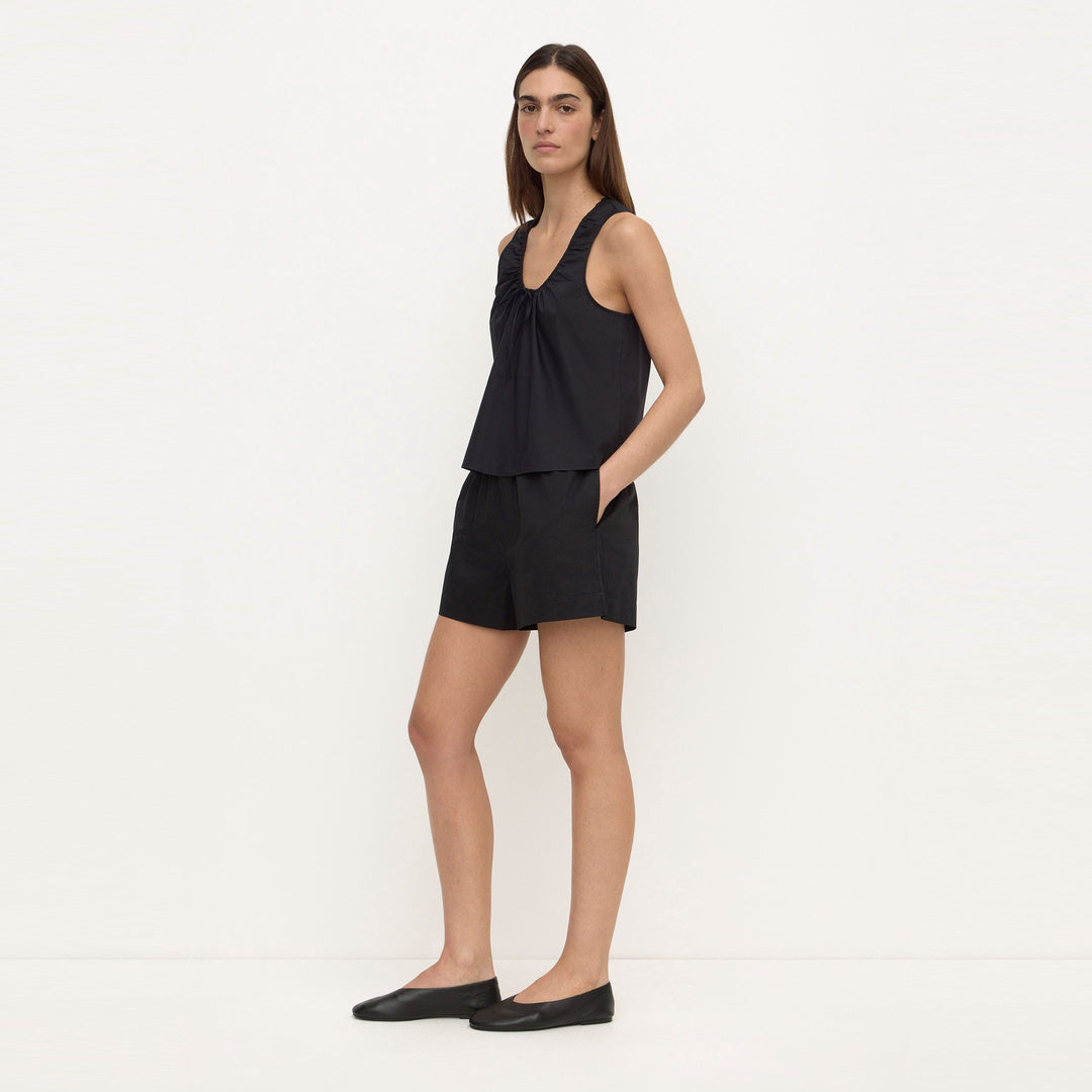 Assembly Label Micha Poplin Short in Black