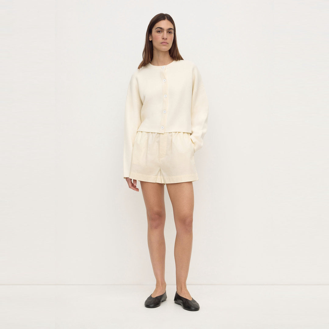 Assembly Label Micha Poplin Short in Vanilla