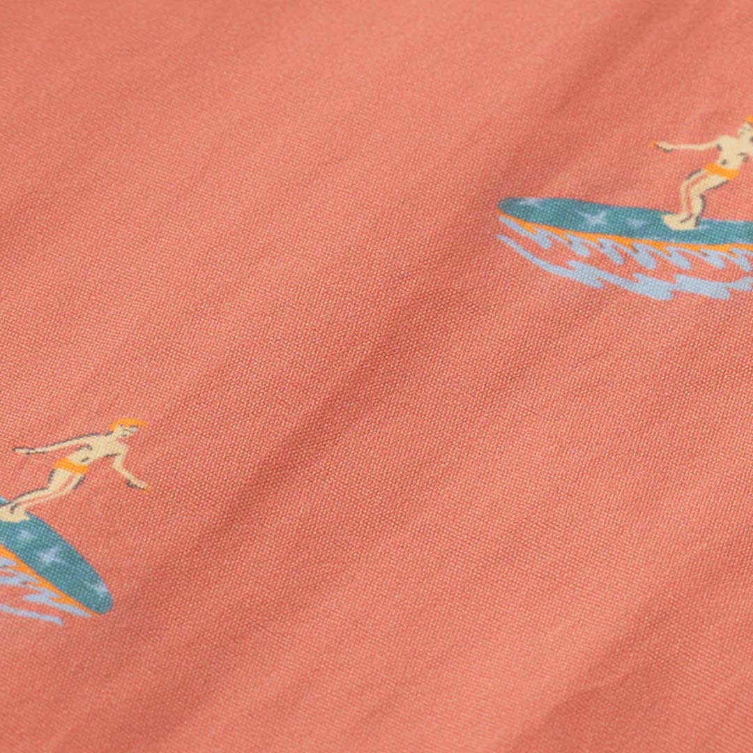 MID-LENGTH MINI PRINTED SWIMSHORT | FLAMINGO SURFER