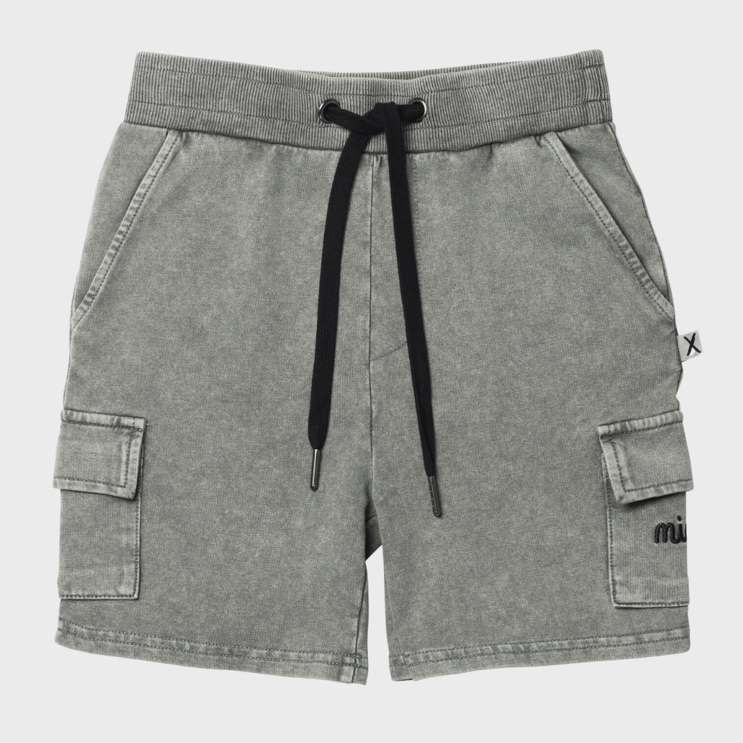 BLASTED DELUXE CARGO SHORT | OLIVE WASH