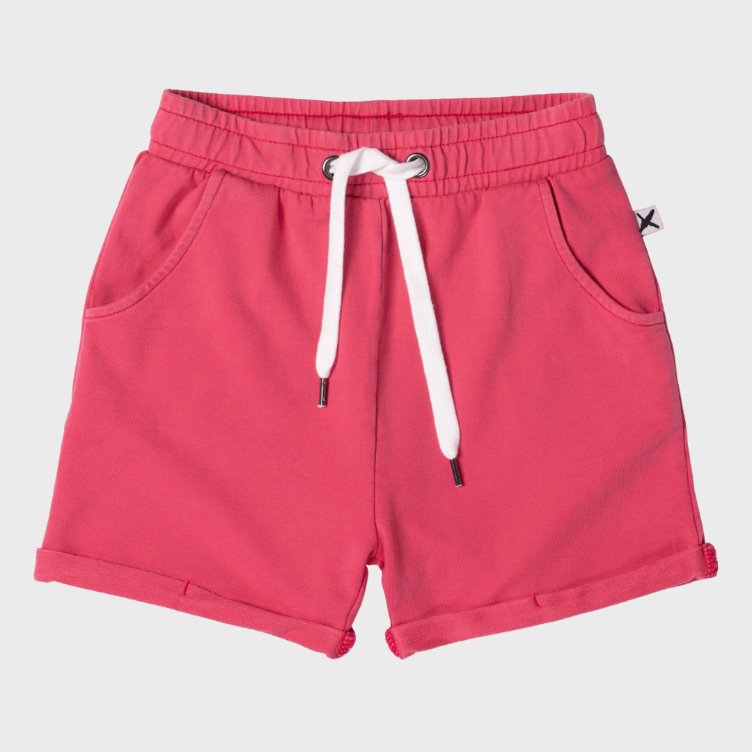 BLASTED TRACK SHORT - PINK WASH