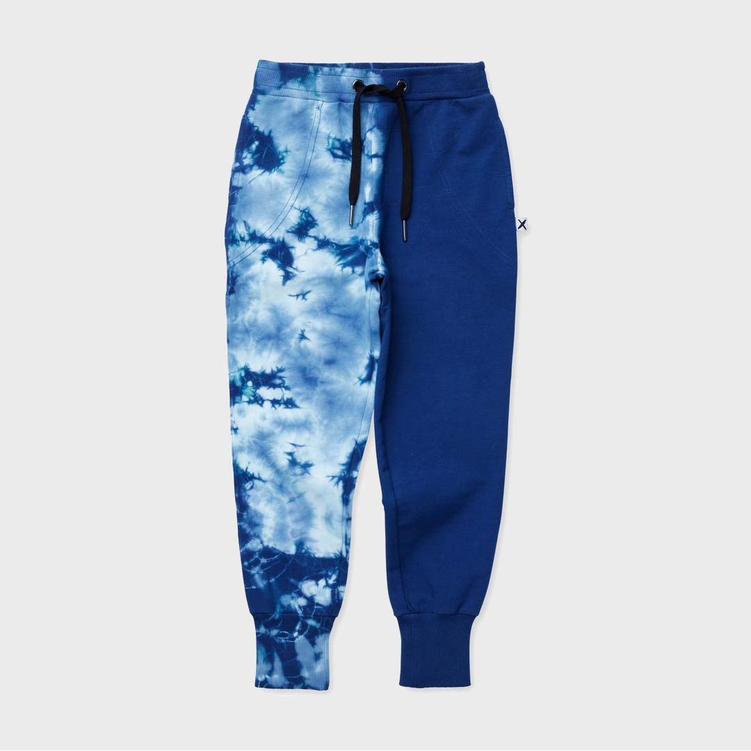 DUO TIE DYE TRACKIES | NAVY