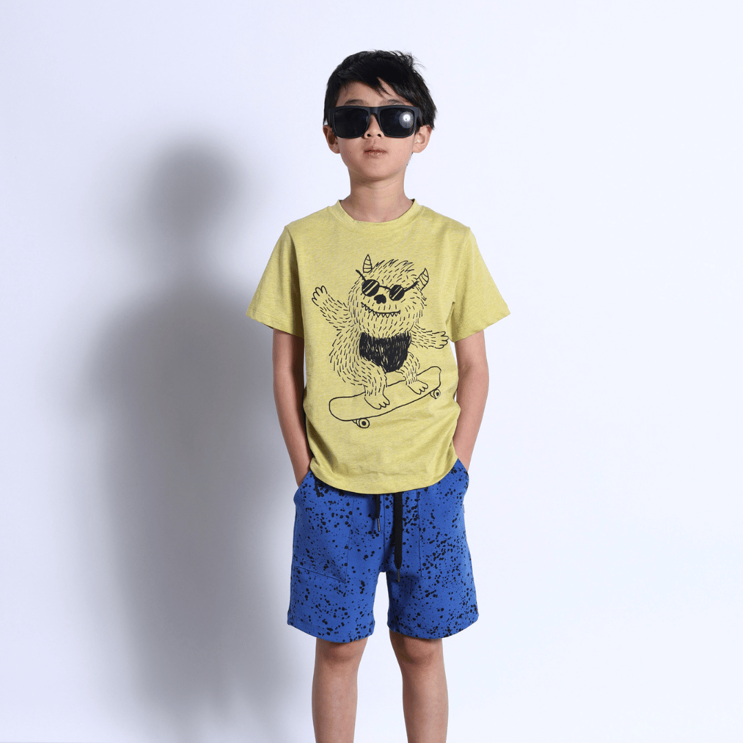 SPECKLE SHORT | BLUE