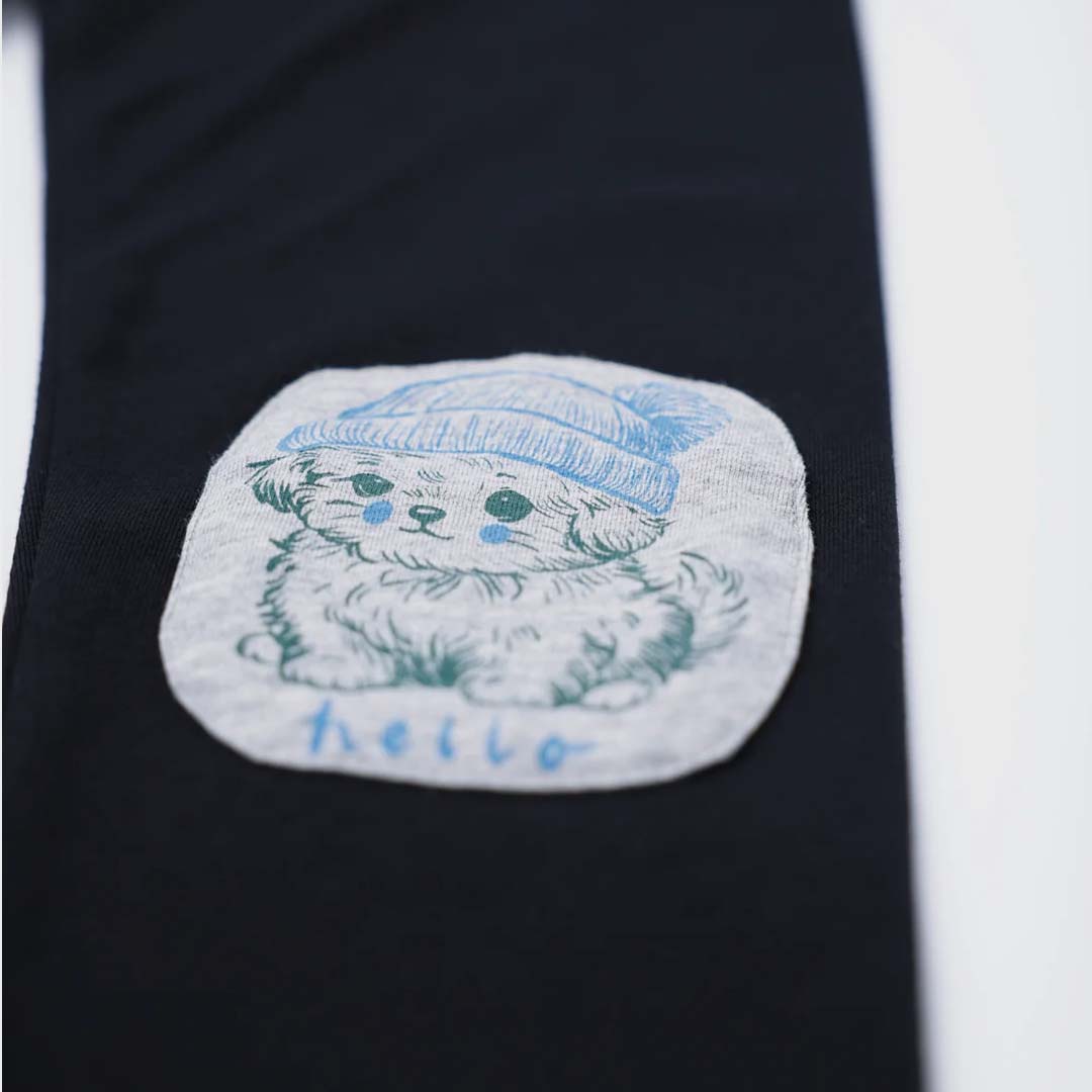 Warm Puppy Tights | Black