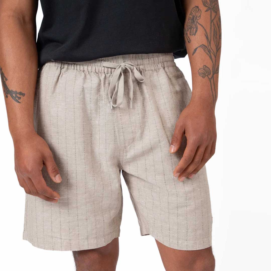 Burbank Aloha Short | Sand Stripe