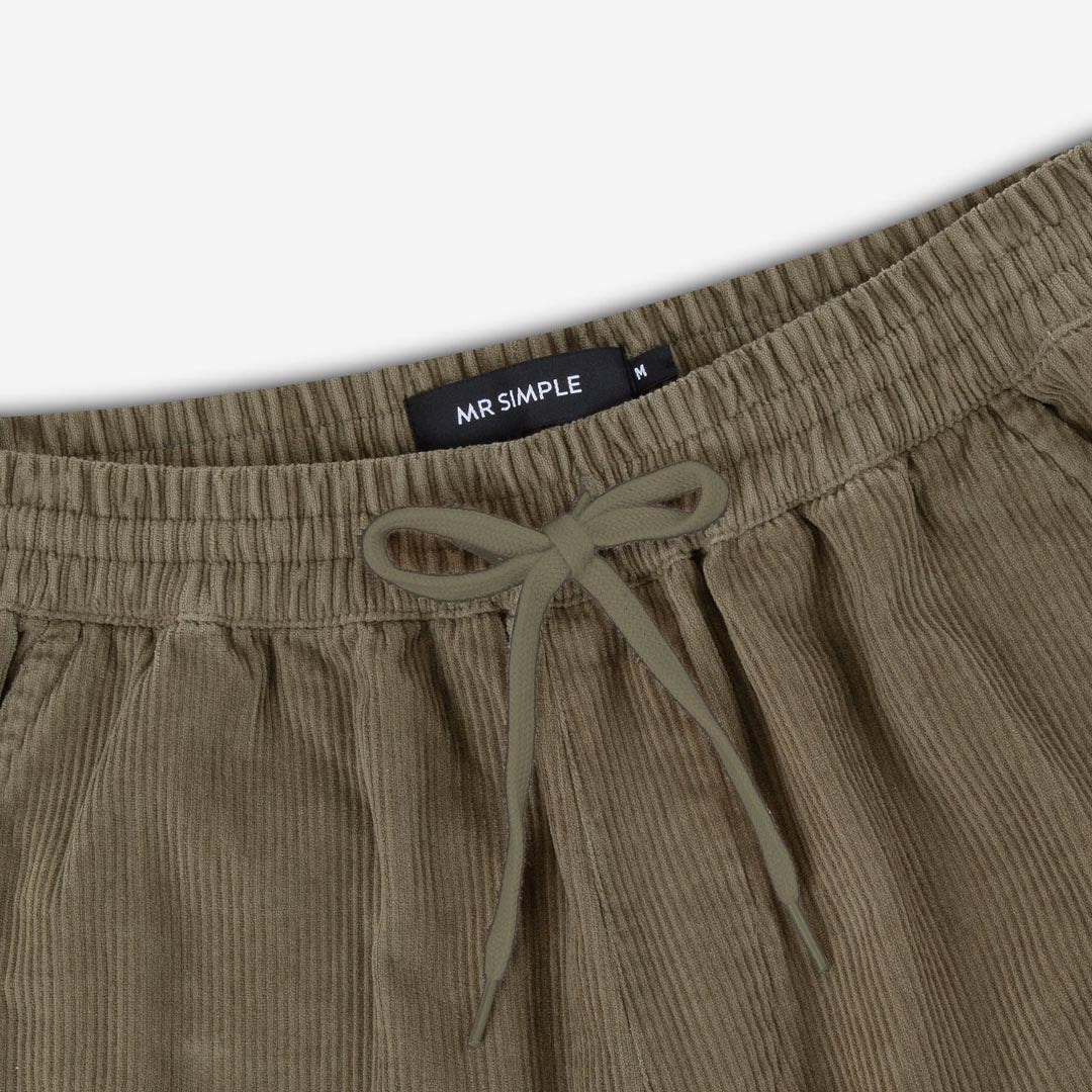 Burbank Elastic Cord Pant | Army