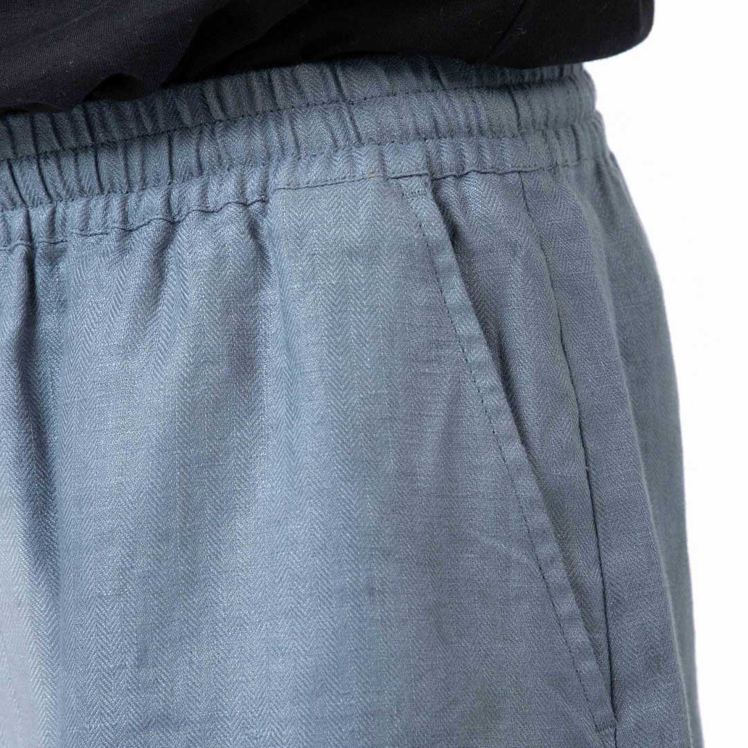Burbank Herringbone Short | Slate Blue