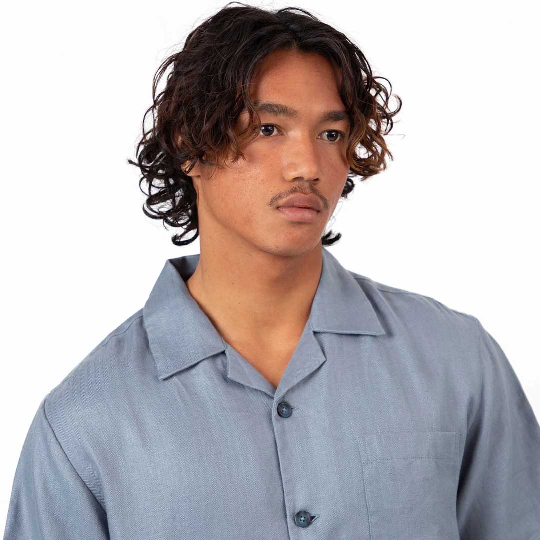 Cuban Shirt | Shore Slate Blue