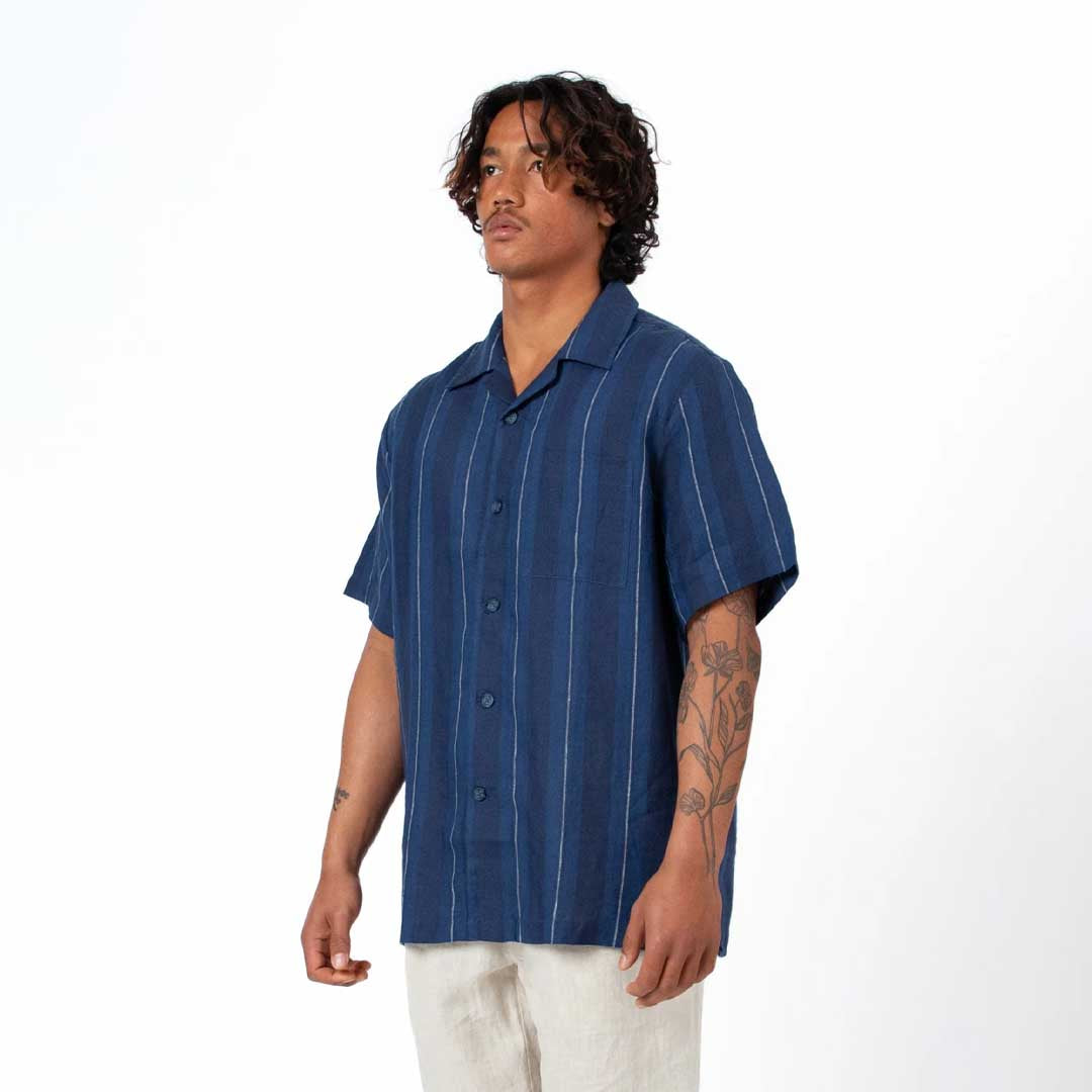 Cuban Shirt | Streamline Navy