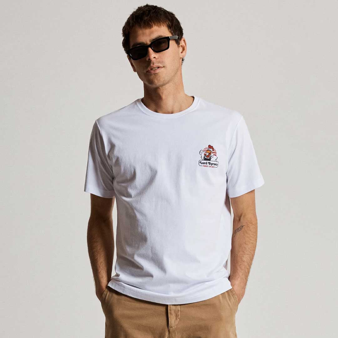 Lord Byron Tee | White