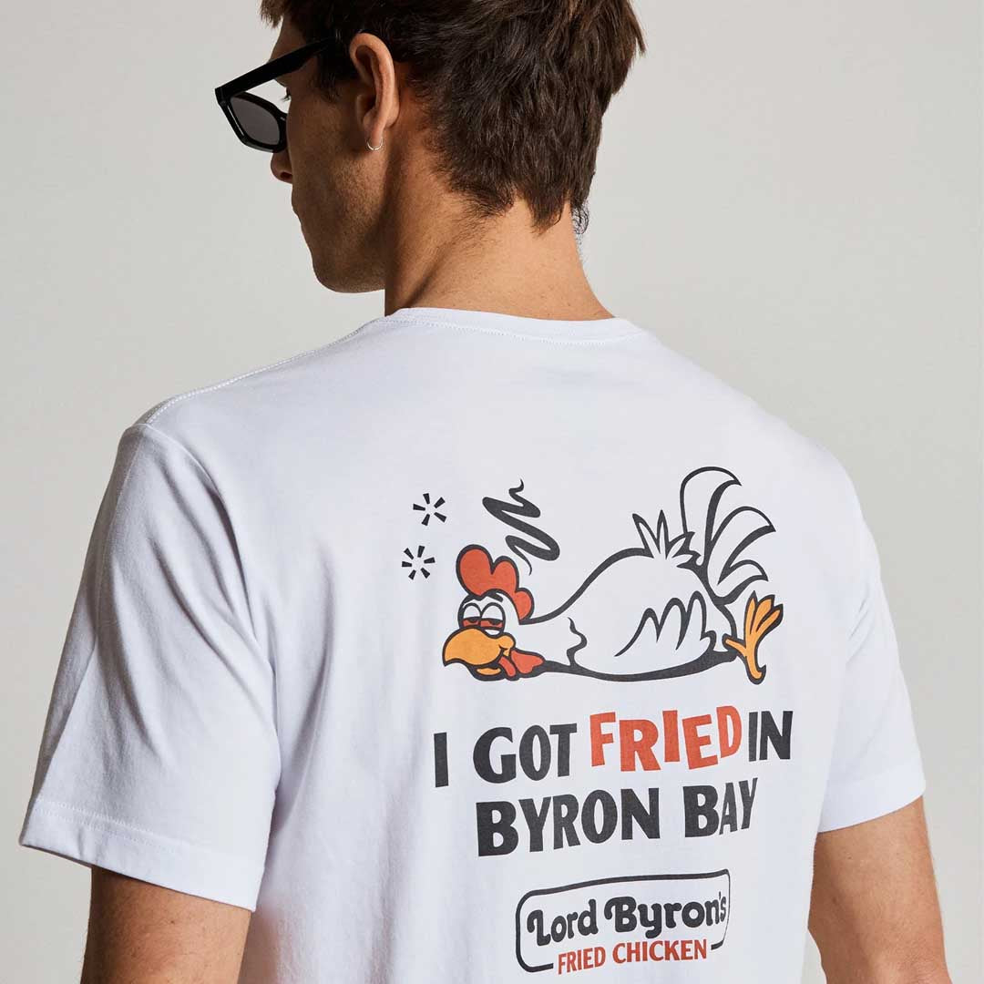 Lord Byron Tee | White
