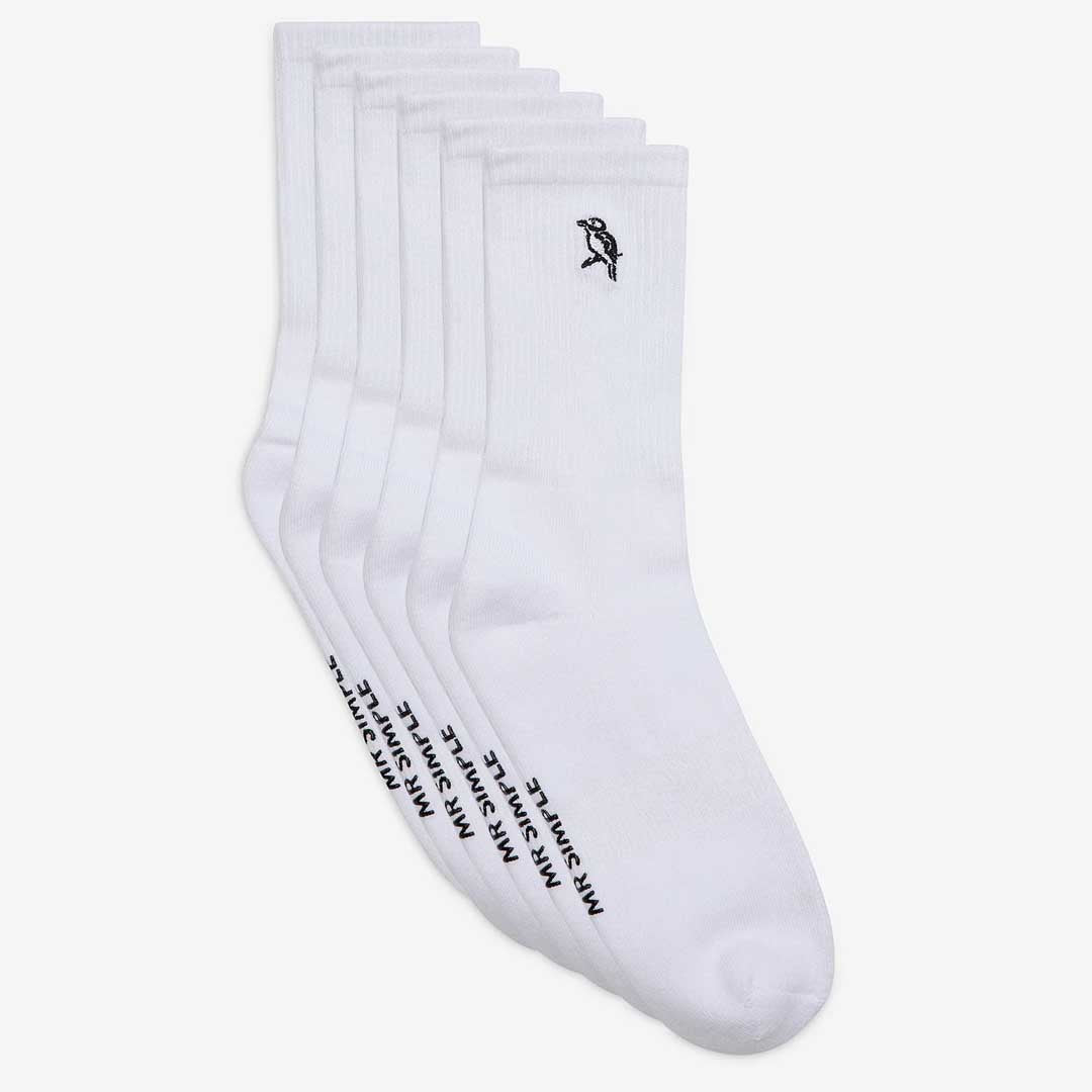 Mister Socks 3 Pack | White