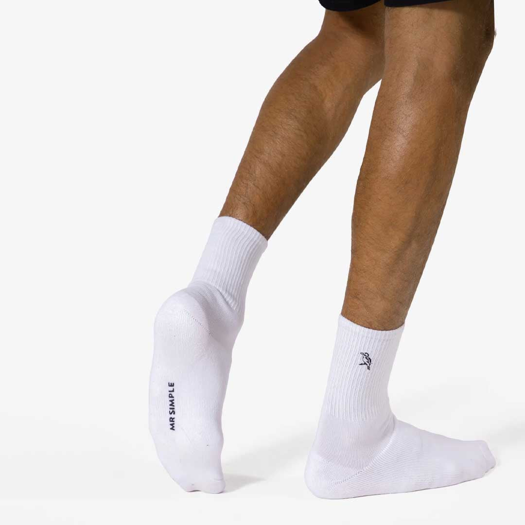 Mister Socks 3 Pack | White