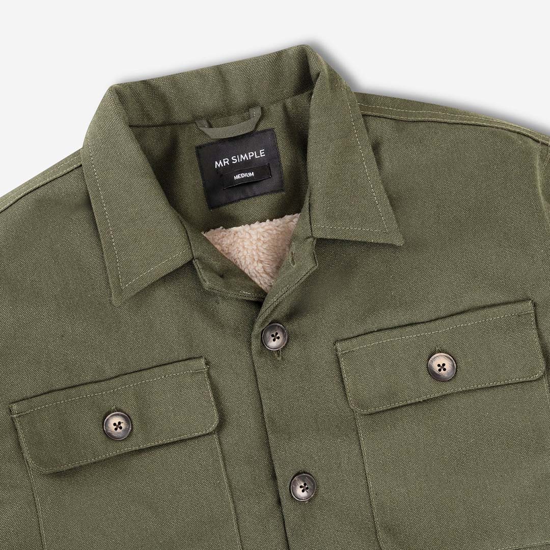 STOCKYARD SHERPA JACKET | FATIGUE