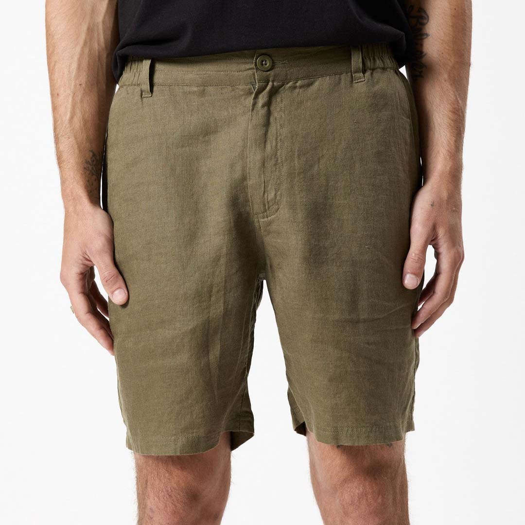 TANNER LINEN SHORTS 3.0 | FATIGUE