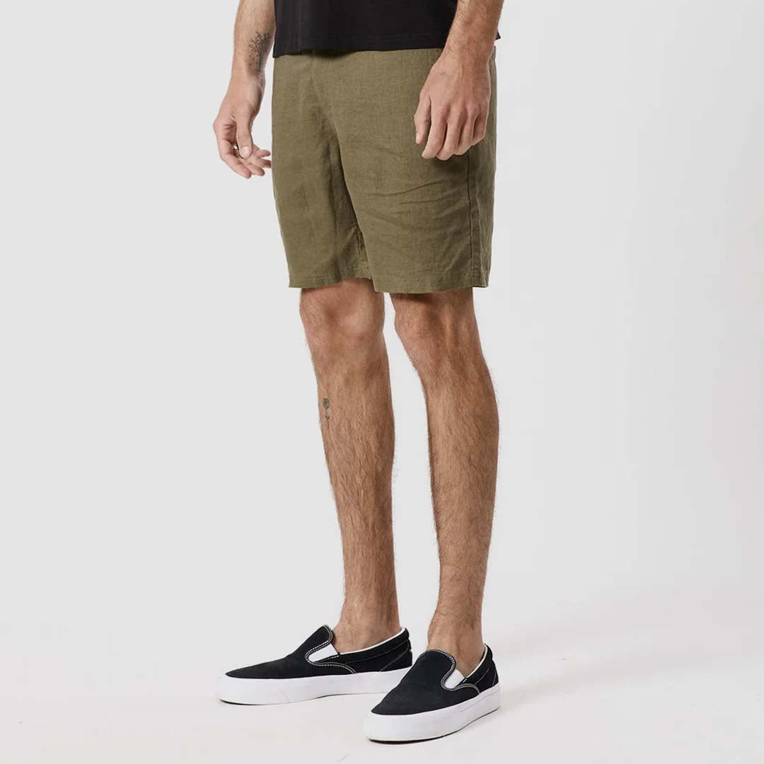 TANNER LINEN SHORTS 3.0 | FATIGUE