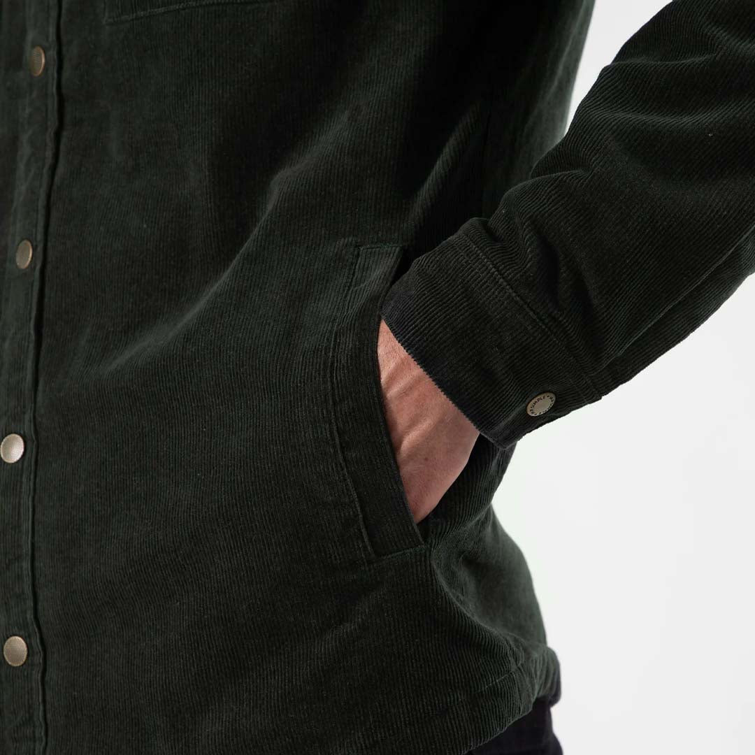 Quilted Cord Jacket | Pine