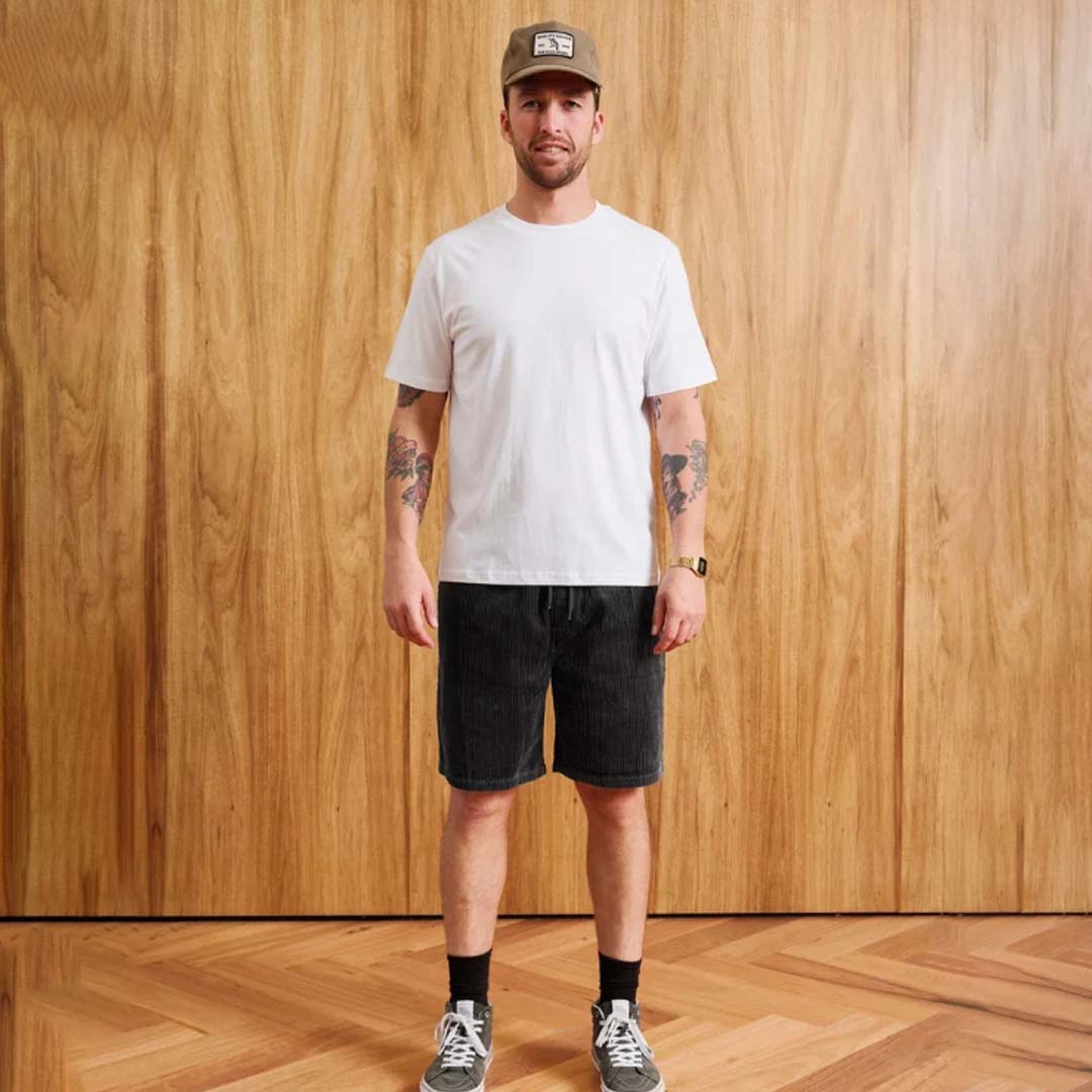 Burbank Cord Short | Charcoal