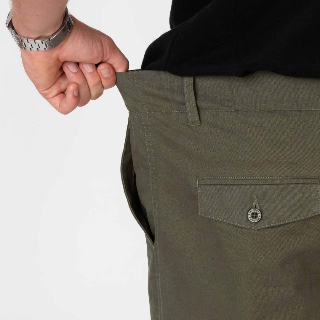 Chad Relaxed Elastic Waist Pant | Fatigue