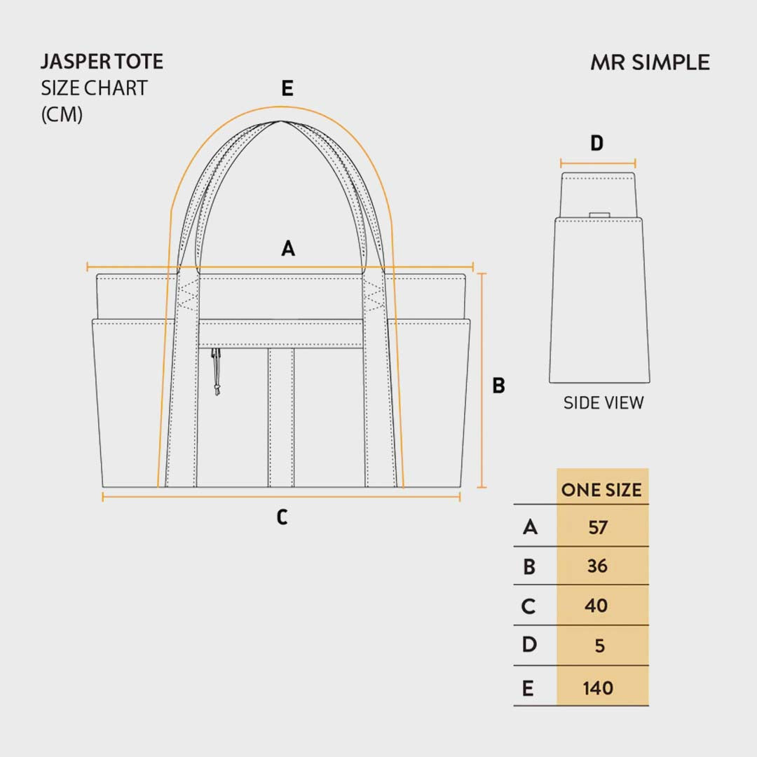 Jasper Tote | Charcoal Corduroy