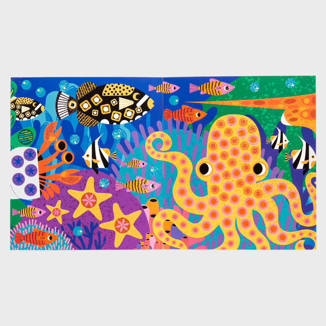Magic Sticker Sparkle Poster Activity Kit | Ocean