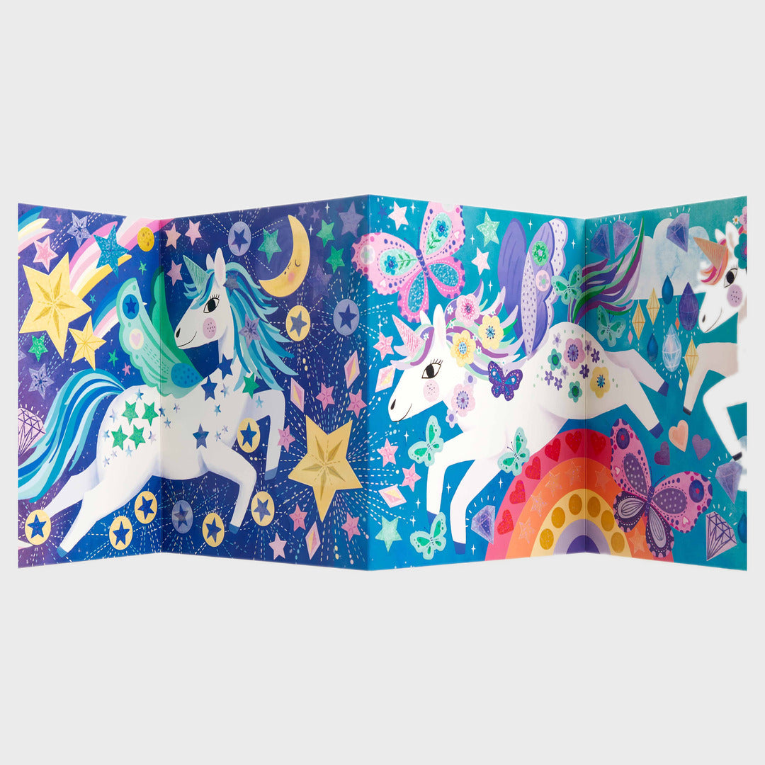 Magic Sticker Sparkle Poster Activity Kit | Unicorn