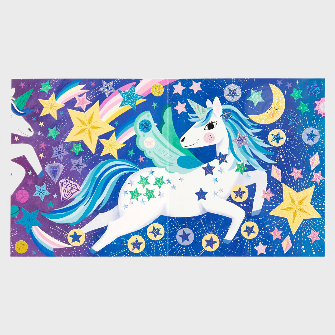 Magic Sticker Sparkle Poster Activity Kit | Unicorn