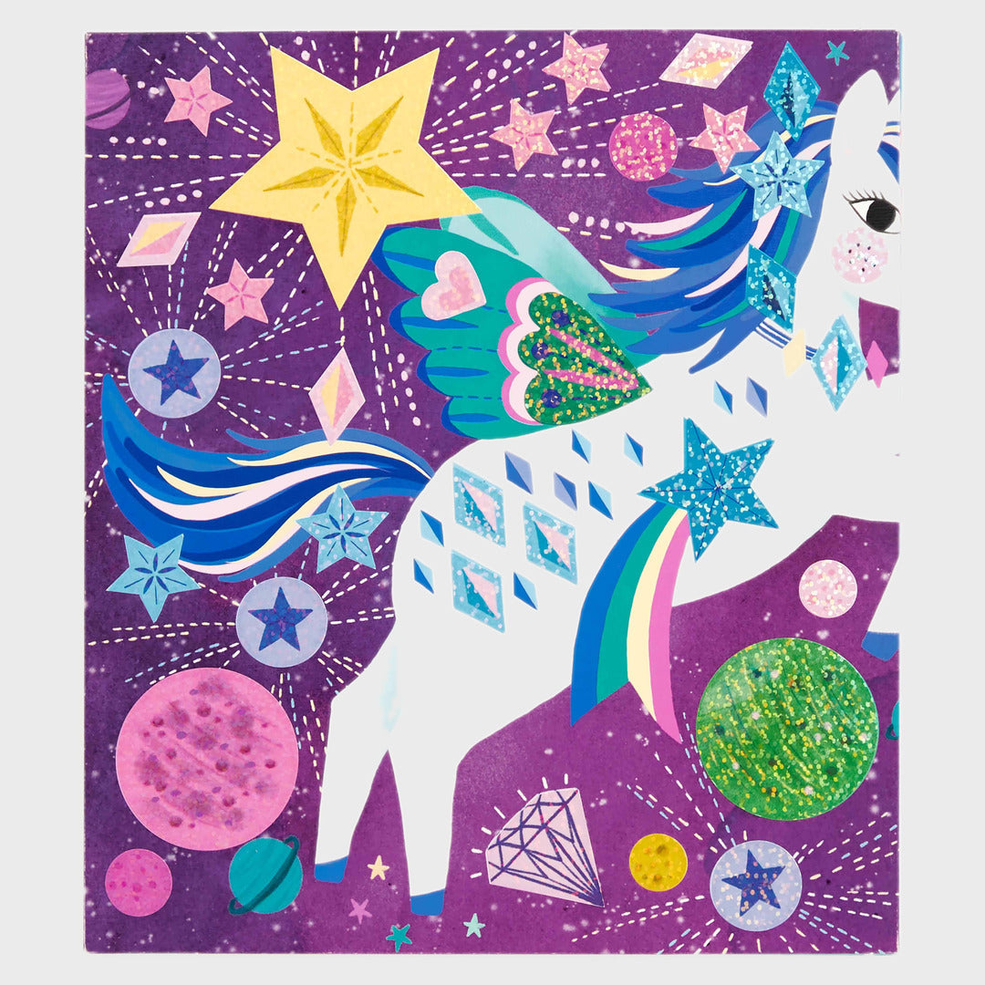 Magic Sticker Sparkle Poster Activity Kit | Unicorn