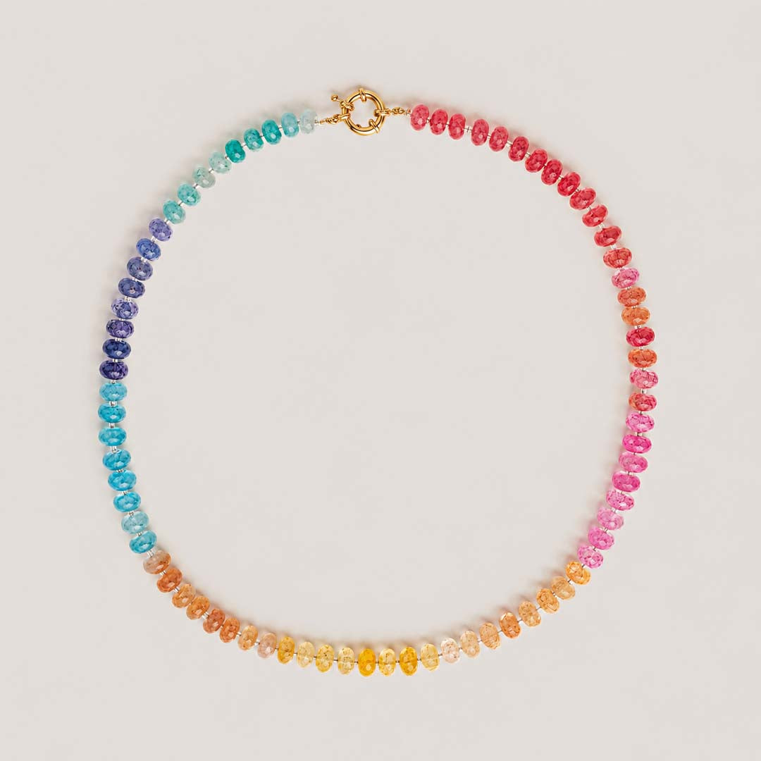 Candy Stone Necklace | Rainbow Sorbet