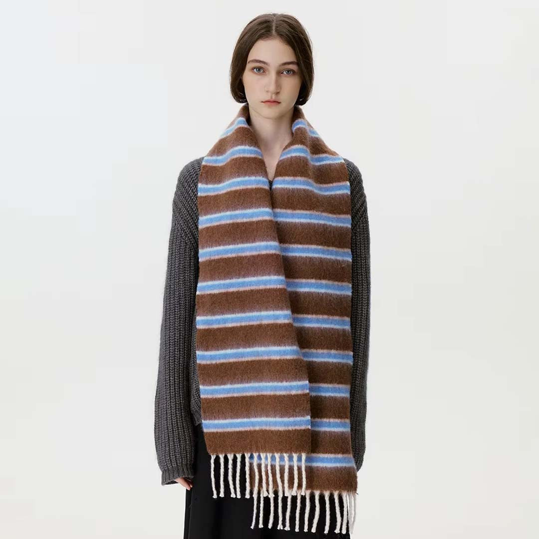 Cloudline Scarf | Mocha Sky