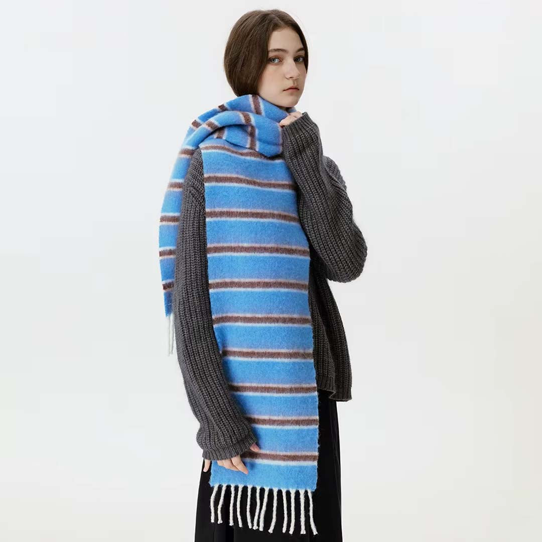 Cloudline Scarf | Electric Sky