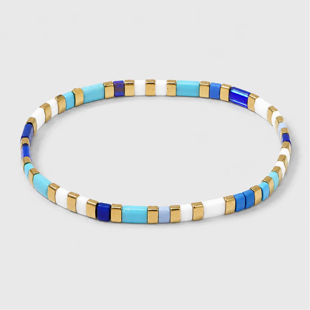 Candy Tile Bracelet | Ocean Blue