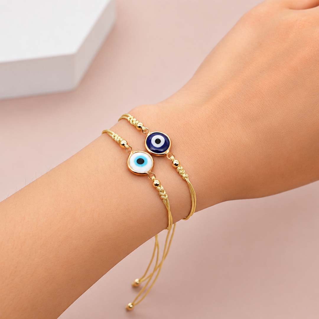 Guardian Thread Bracelet | Sapphire Evil Eye