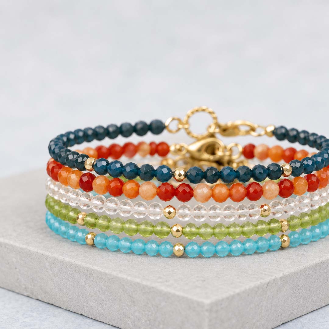 Gypsy Bead Bracelet | Sunstone