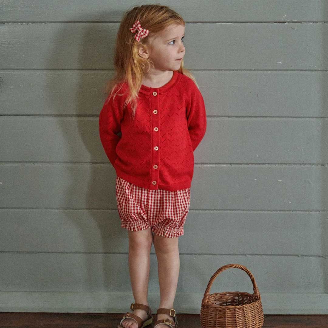 Betty Shorts | Red Check