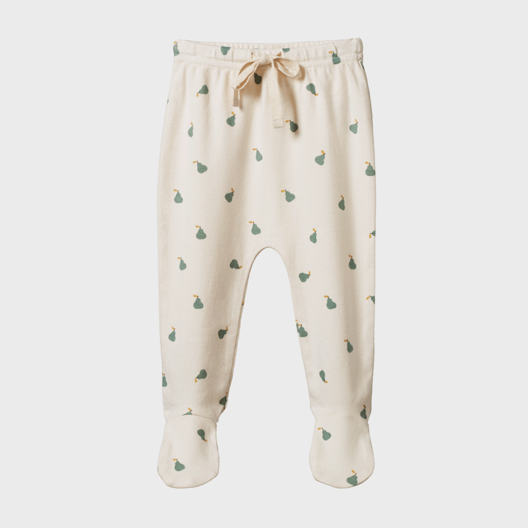 COTTON FOOTED ROMPERS | PETITE PEAR