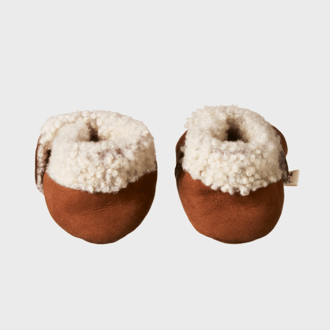 LAMBSKIN BOOTIES | CINNAMON