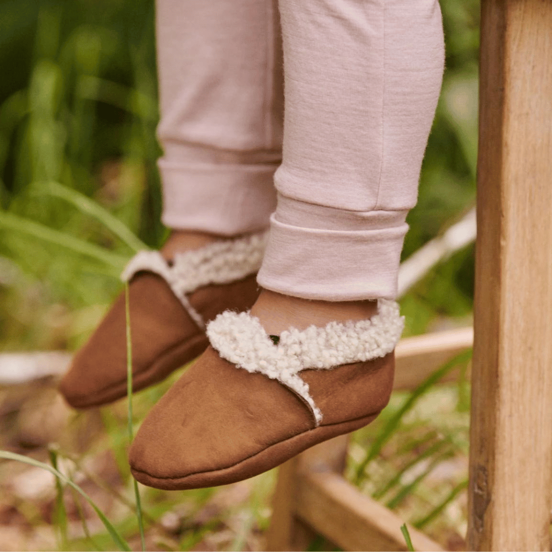 LAMBSKIN BOOTIES | CINNAMON