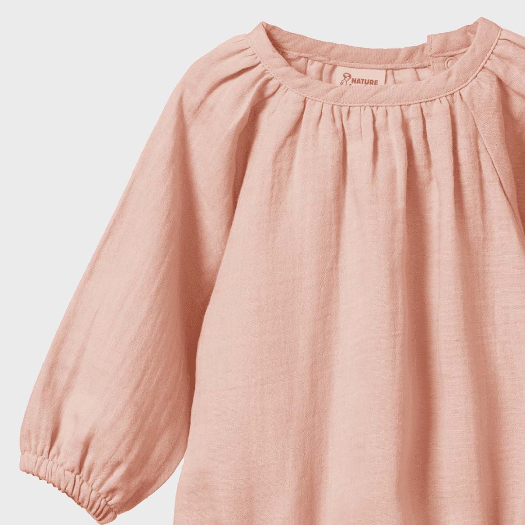 MEADOW BODYSUIT | ROSE DUST CRINKLE