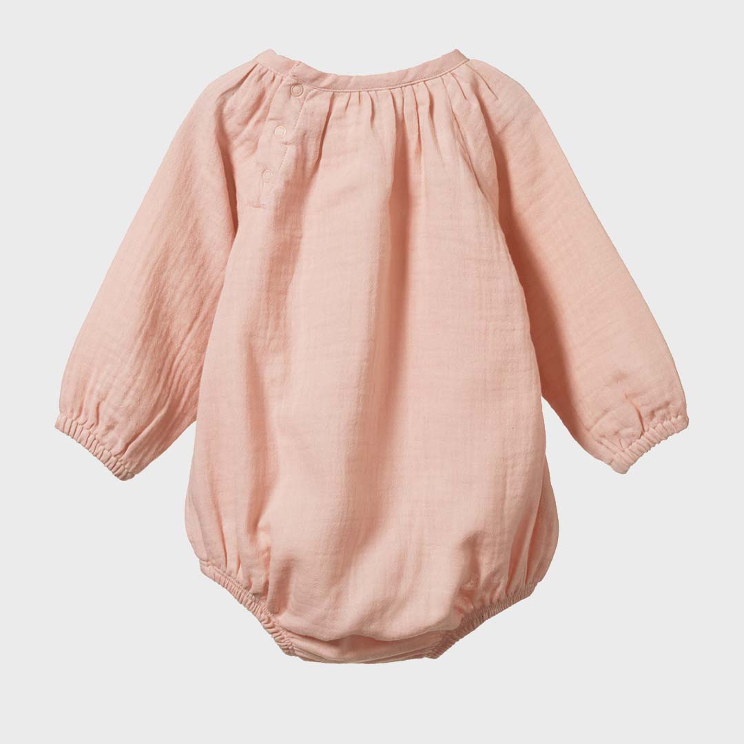 MEADOW BODYSUIT | ROSE DUST CRINKLE