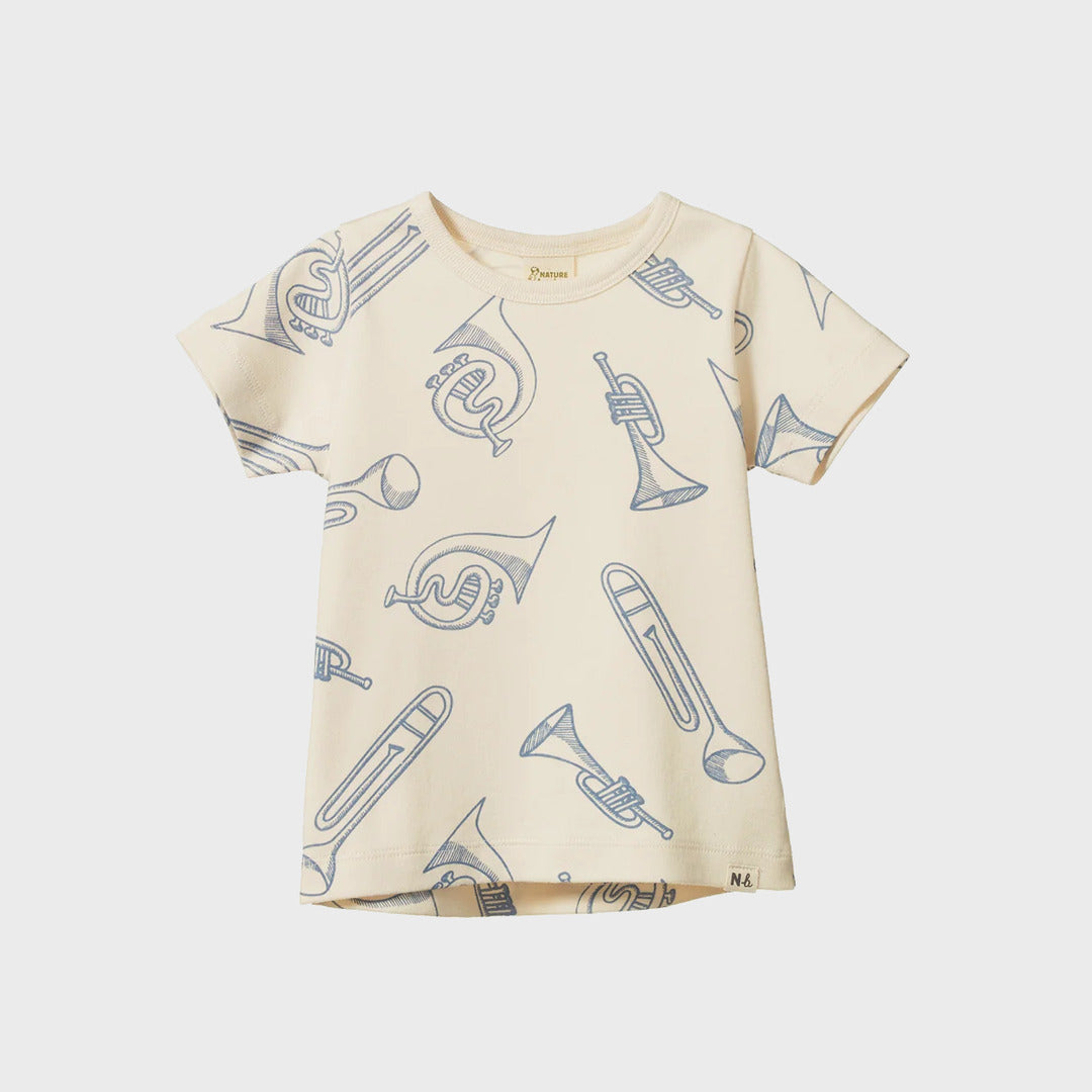 River Tee | Jazz Natural Print
