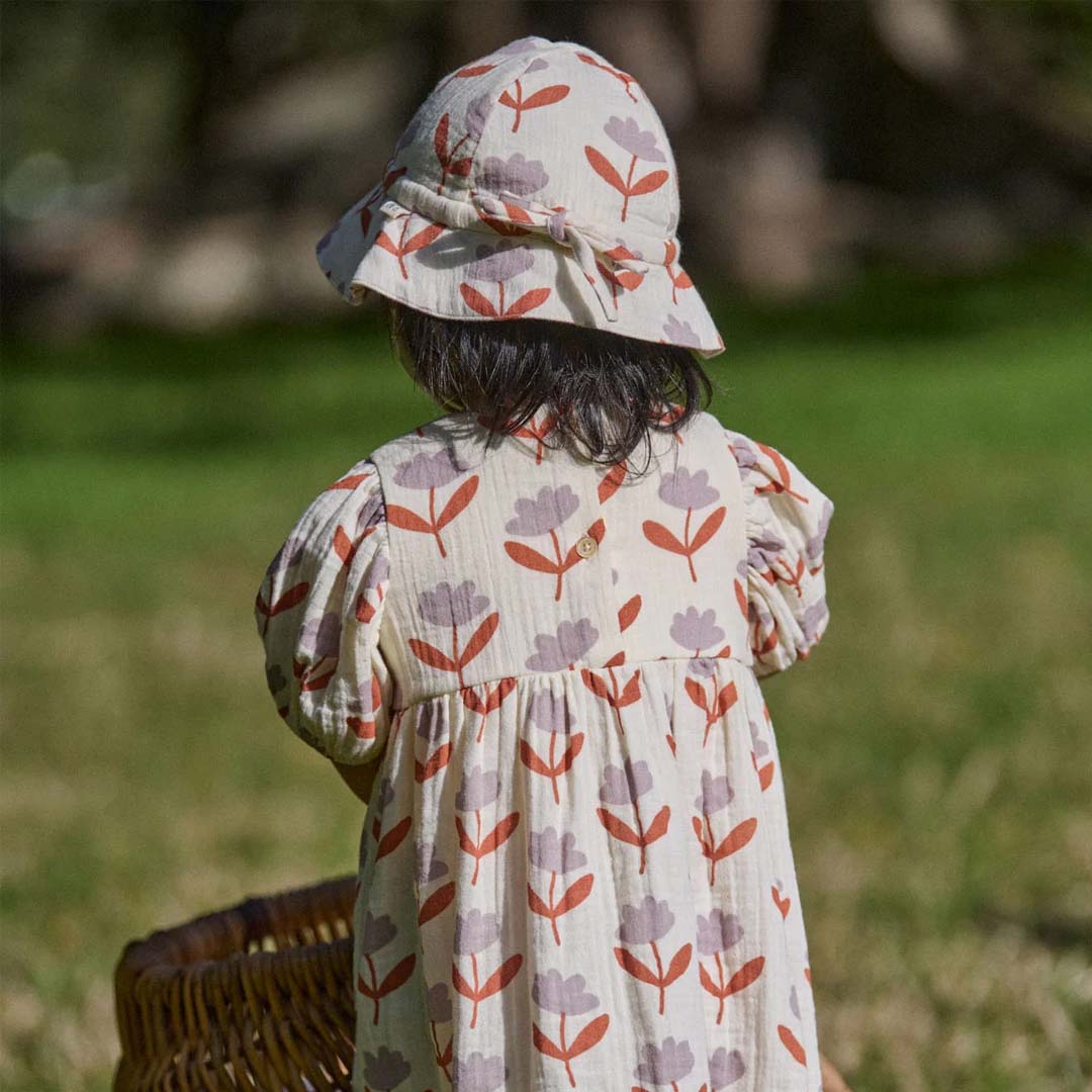 Albertine Dress Muslin | Fleurette Print